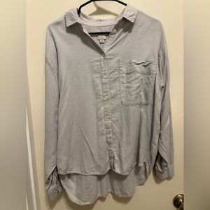 Light grey button down shirt